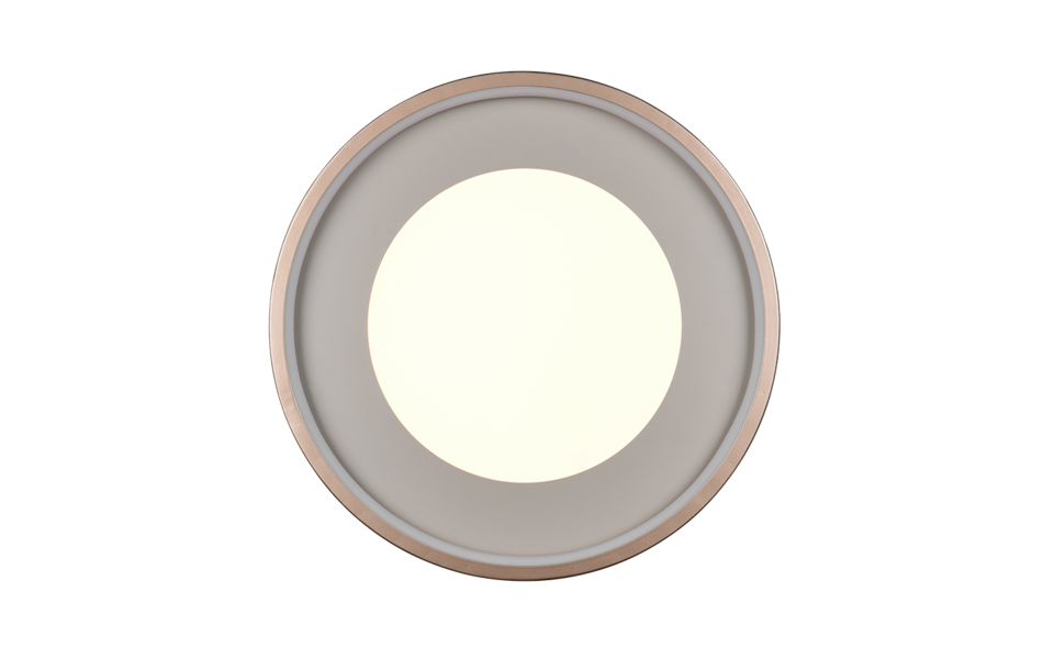 Trio Lighting Trio SOLEA ceiling light | 37W | mocha brown | Ø 40 cm | IP20 | 7.5 cm