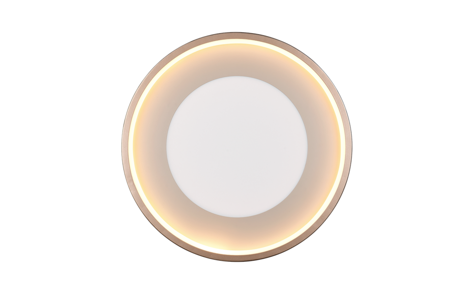 Trio Lighting Trio SOLEA ceiling light | 37W | mocha brown | Ø 40 cm | IP20 | 7.5 cm