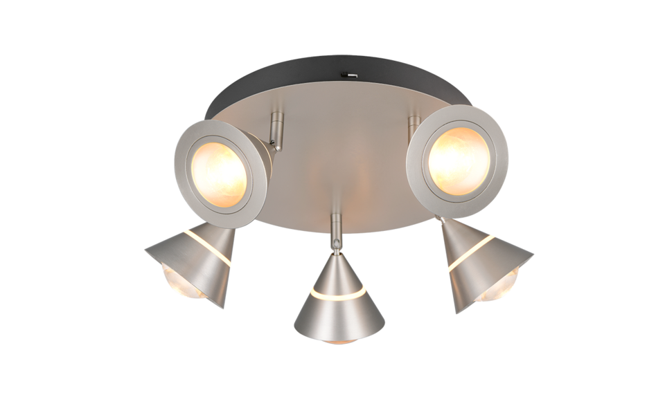 Trio Lighting Trio ROMEO LED ceiling light | 5x 7W 820 lm 4000K | Ø 20 cm | IP20 | 16.5 cm