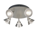Trio Lighting Trio ROMEO LED ceiling light | 5x 7W 820 lm 4000K | Ø 20 cm | IP20 | 16.5 cm