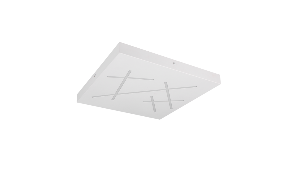 Trio Lighting Trio SNIP plafondlamp | LED | wit mat | 50 x 50 cm | IP20 | 1x 24W | 2800 lm | 2700-6500K | dimbaar