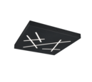Trio Lighting Trio SNIP ceiling light | 24W | black | Ø 50 cm | IP20 | 5 cm