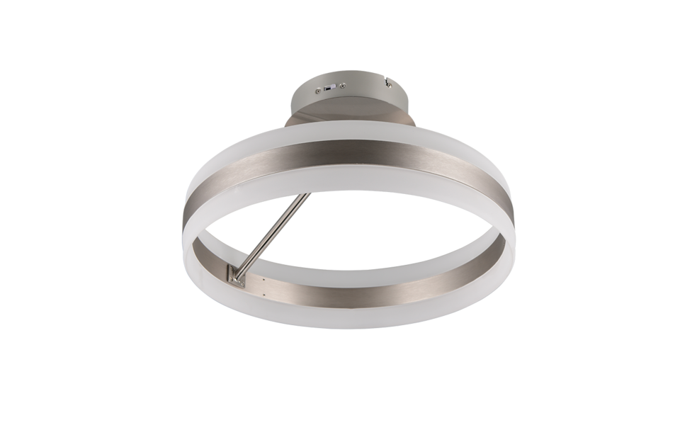 Trio Lighting Trio DIOS plafondlamp | LED | nikkel mat | Ø 40 cm | IP20 | 1x 21W | 2400 lm | 2300+3000+4000K | dimbaar Trio Lighting Trio DIOS plafondlamp | LED | nikkel mat | Ø 40 cm | IP20 | 1x 21W | 2400 lm | 2300+3000+4000K | dimbaar
