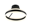 Trio Lighting Trio DIOS ceiling light | 22W | black | Ø 40 cm | IP20 | 24 cm