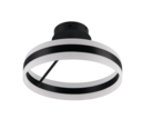 Trio Lighting Trio DIOS plafondlamp | LED | mat zwart | Ø 40 cm | IP20 | 1x 21W | 2400 lm | 2300+3000+4000K | dimbaar