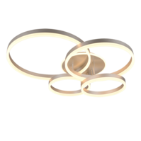 Trio DRAKE plafondlamp | LED | nikkel mat | 80 x 70 cm | IP20 Trio DRAKE plafondlamp | LED | nikkel mat | 80 x 70 cm | IP20