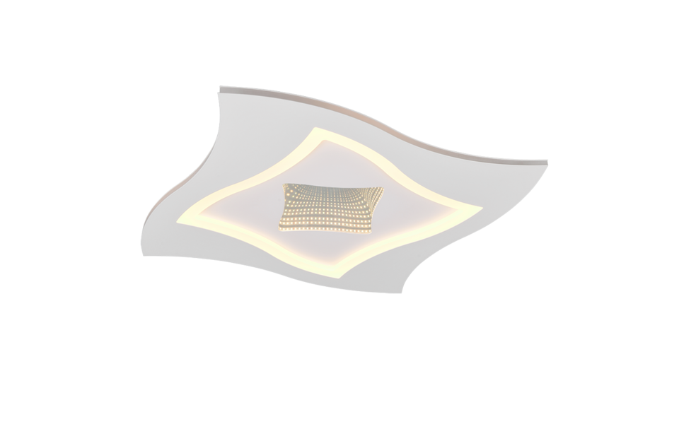 Trio Lighting Trio KLINT ceiling light | 40W | chrome | Ø 50 cm | IP20 | 6 cm Trio Lighting Trio KLINT ceiling light | 40W | chrome | Ø 50 cm | IP20 | 6 cm