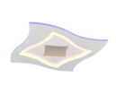 Trio Lighting Trio KLINT plafondlamp | LED | wit mat | 50 x 50 cm | IP20 | 1x 21W | 2350 lm | 2700-6500K | dimbaar