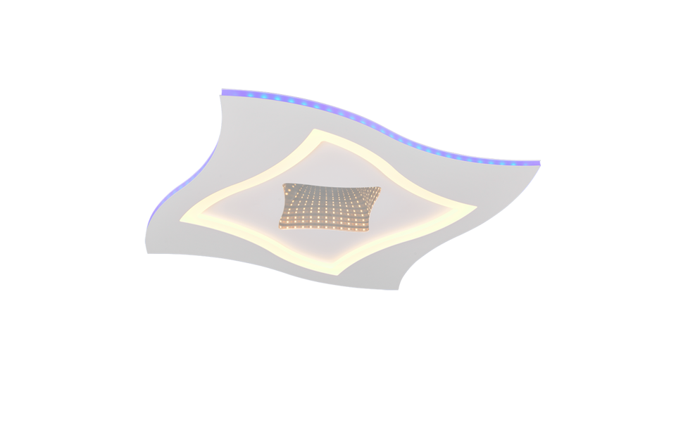 Trio Lighting Trio KLINT plafondlamp | LED | wit mat | 50 x 50 cm | IP20 | 1x 21W | 2350 lm | 2700-6500K | dimbaar Trio Lighting Trio KLINT plafondlamp | LED | wit mat | 50 x 50 cm | IP20 | 1x 21W | 2350 lm | 2700-6500K | dimbaar