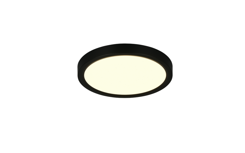 Trio Lighting Trio DRACO ceiling light | 18W | black | Ø 23 cm | IP20 | 2.6 cm Trio Lighting Trio DRACO ceiling light | 18W | black | Ø 23 cm | IP20 | 2.6 cm