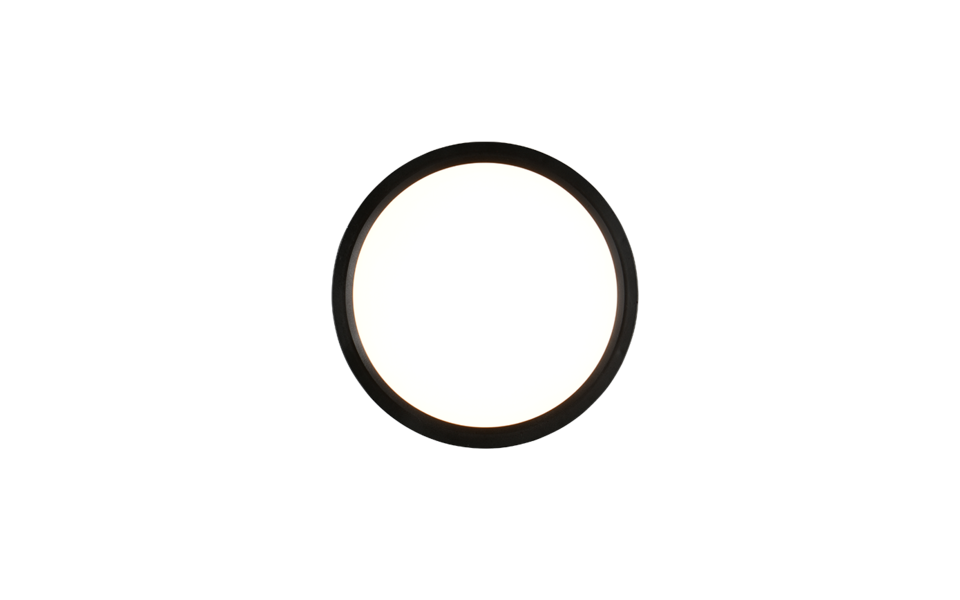 Trio Lighting Trio DRACO ceiling light | 18W | black | Ø 23 cm | IP20 | 2.6 cm Trio Lighting Trio DRACO ceiling light | 18W | black | Ø 23 cm | IP20 | 2.6 cm