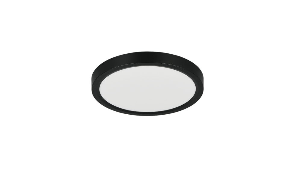 Trio Lighting Trio DRACO ceiling light | 18W | black | Ø 23 cm | IP20 | 2.6 cm Trio Lighting Trio DRACO ceiling light | 18W | black | Ø 23 cm | IP20 | 2.6 cm