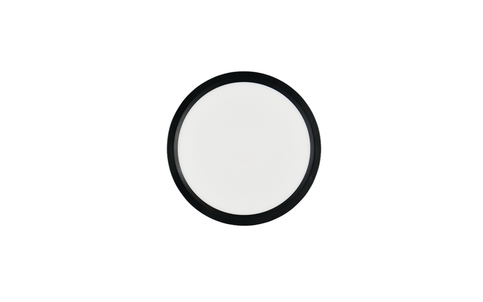Trio Lighting Trio DRACO plafondlamp | LED | mat zwart | Ø 23 cm | IP20 | 1x 18W | 2300 lm | 2300+3000+4000K | dimbaar