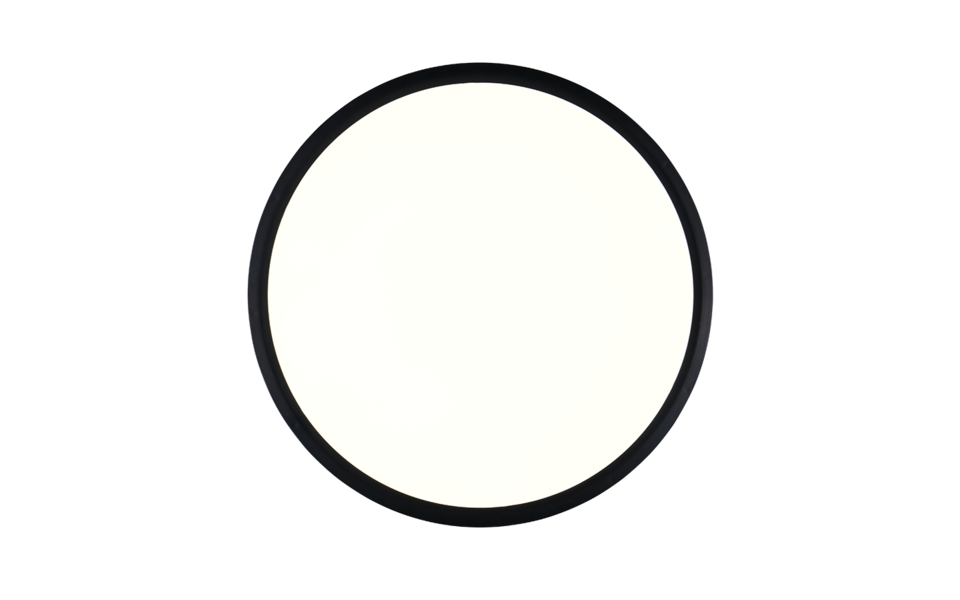 Trio Lighting Trio DRACO plafondlamp | LED | mat zwart | Ø 40 cm | IP20 | 1x 30W | 4000 lm | 2300+3000+4000K | dimbaar