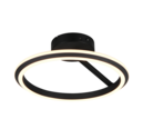 Trio Lighting Trio AMADOR ceiling light | 35W | black | Ø 45 cm | IP20 | 18 cm