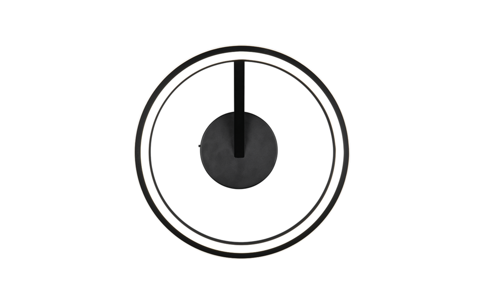 Trio Lighting Trio AMADOR ceiling light | 35W | black | Ø 45 cm | IP20 | 18 cm