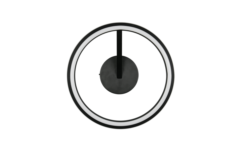 Trio Lighting Trio AMADOR plafondlamp | LED | mat zwart | Ø 45 cm | IP20 | 1x 34W | 4000 lm | 2300+3000+4000K | dimbaar