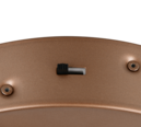 Trio Lighting Trio AMADOR plafondlamp | LED | koffie | Ø 45 cm | IP20 | 1x 34W | 4000 lm | 2300+3000+4000K | dimbaar
