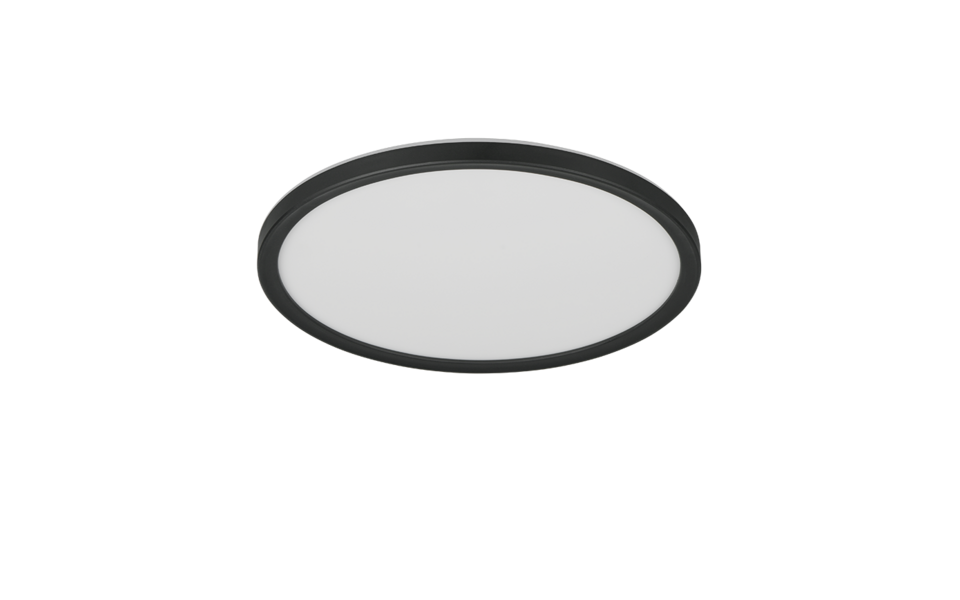 Trio Lighting Trio JOKO plafondlamp | LED | zwart | Ø 29 cm | IP20 | 1x 18W | 2100 lm | 2700-6500K | dimbaar Trio Lighting Trio JOKO plafondlamp | LED | zwart | Ø 29 cm | IP20 | 1x 18W | 2100 lm | 2700-6500K | dimbaar