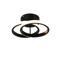 Trio KASIA ceiling light | LED | black | IP20