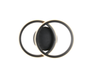 Trio Lighting Trio KASIA ceiling light | 8W | black | IP20 | 10.5 cm