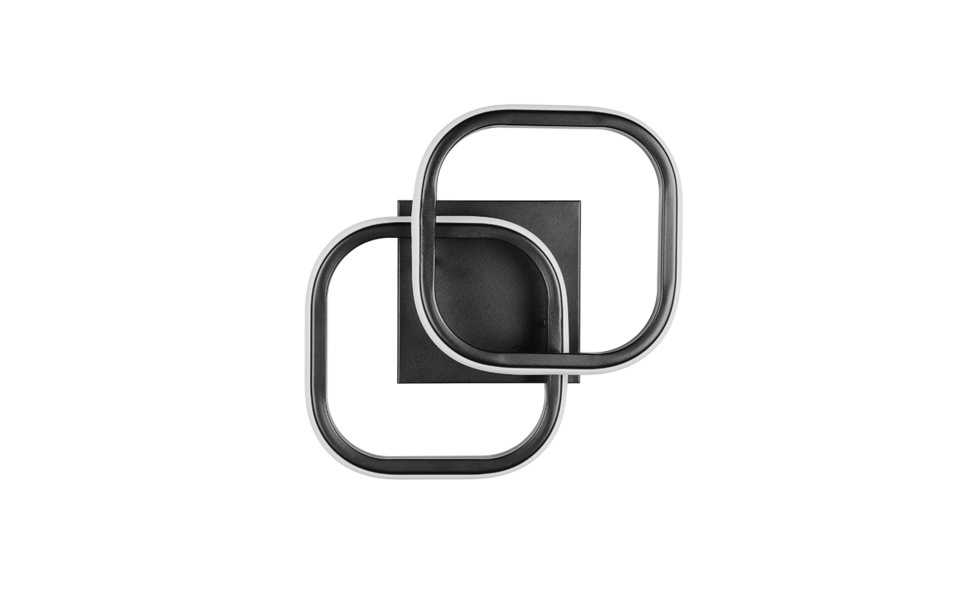 Trio Lighting Trio KASIA ceiling light | 8W | black | Ø 24 cm | IP20 | 10.5 cm Trio Lighting Trio KASIA ceiling light | 8W | black | Ø 24 cm | IP20 | 10.5 cm