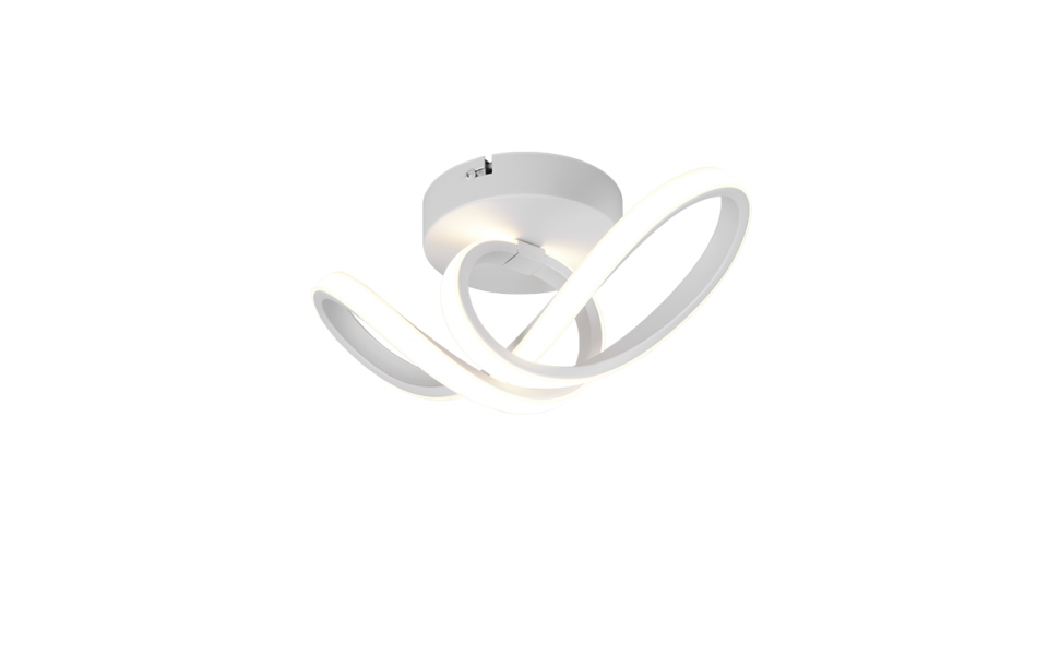 Trio Lighting Trio RUSA plafondlamp | LED | wit mat | 28 x 12 cm | IP20 | 1x 7W | 900 lm | 4000K Trio Lighting Trio RUSA plafondlamp | LED | wit mat | 28 x 12 cm | IP20 | 1x 7W | 900 lm | 4000K