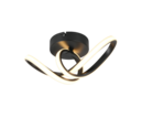 Trio Lighting Trio RUSA ceiling light | 8W | black | IP20 | 13.5 cm