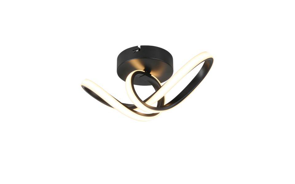 Trio Lighting Trio RUSA ceiling light | 8W | black | IP20 | 13.5 cm Trio Lighting Trio RUSA ceiling light | 8W | black | IP20 | 13.5 cm