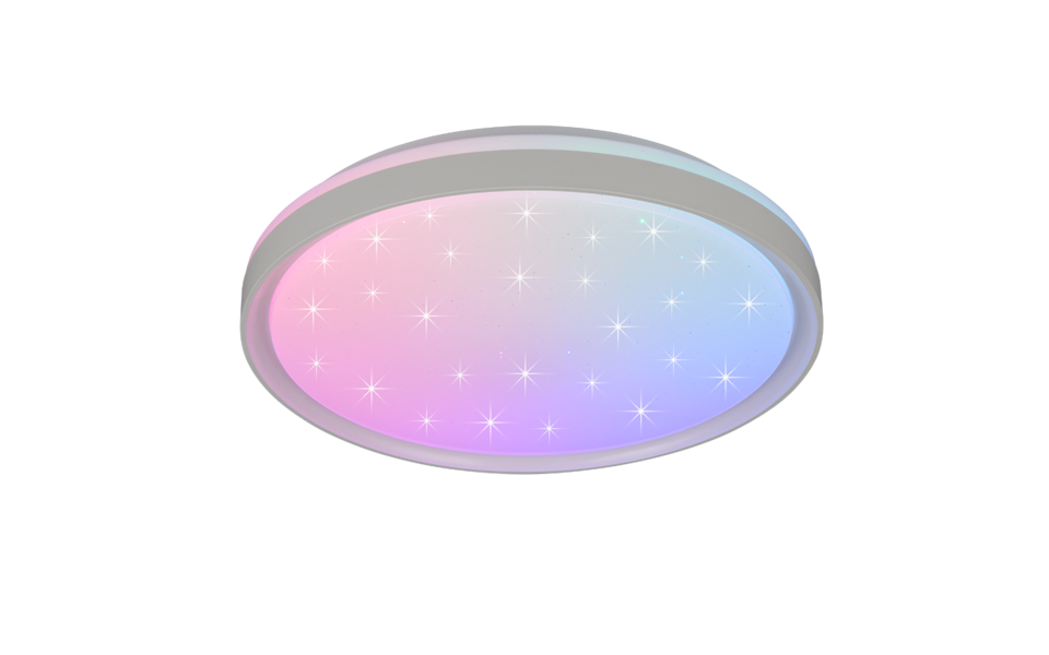 Trio Lighting Trio SOLIT plafondlamp | LED | wit mat | Ø 39 cm | IP20 | 1x 14W | 1800 lm | 2700-6500K | dimbaar