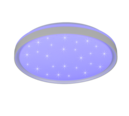 Trio Lighting Trio SOLIT ceiling light | 16W | chrome | Ø 39 cm | IP20 | 7 cm