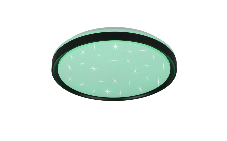 Trio Lighting Trio SOLIT ceiling light | 16W | black | Ø 39 cm | IP20 | 7 cm Trio Lighting Trio SOLIT ceiling light | 16W | black | Ø 39 cm | IP20 | 7 cm