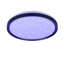 Trio Lighting Trio SOLIT ceiling light | 16W | black | Ø 39 cm | IP20 | 7 cm