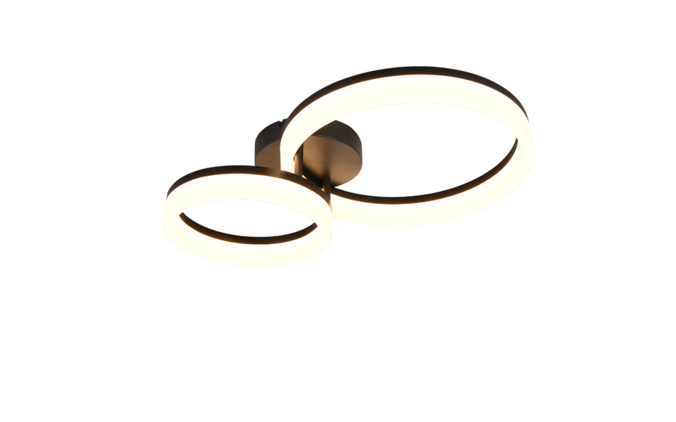 Trio Lighting Trio SCOPE plafondlamp | LED | mat zwart | 51 x 33 cm | IP20 | 1x 22W | 2800 lm | 3000K Trio Lighting Trio SCOPE plafondlamp | LED | mat zwart | 51 x 33 cm | IP20 | 1x 22W | 2800 lm | 3000K