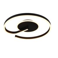 Trio CALLE ceiling light | LED | black | Ø 50 cm | IP20 Trio CALLE ceiling light | LED | black | Ø 50 cm | IP20
