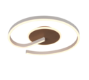 Trio Lighting Trio CALLE ceiling light | 22W | mocha brown | Ø 50 cm | IP20 | 6.5 cm