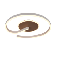 Trio CALLE ceiling light | LED | mocha brown | Ø 50 cm | IP20