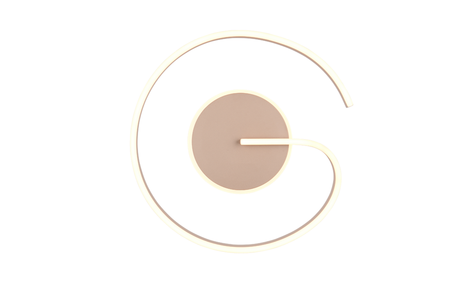 Trio Lighting Trio CALLE ceiling light | 22W | mocha brown | Ø 50 cm | IP20 | 6.5 cm Trio Lighting Trio CALLE ceiling light | 22W | mocha brown | Ø 50 cm | IP20 | 6.5 cm