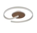 Trio Lighting Trio CALLE ceiling light | 22W | mocha brown | Ø 50 cm | IP20 | 6.5 cm