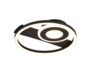 Trio Lighting Trio HORUS ceiling light | 22W | black | IP20 | 5 cm