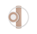Trio Lighting Trio HORUS ceiling light | 22W | mocha brown | IP20 | 5 cm