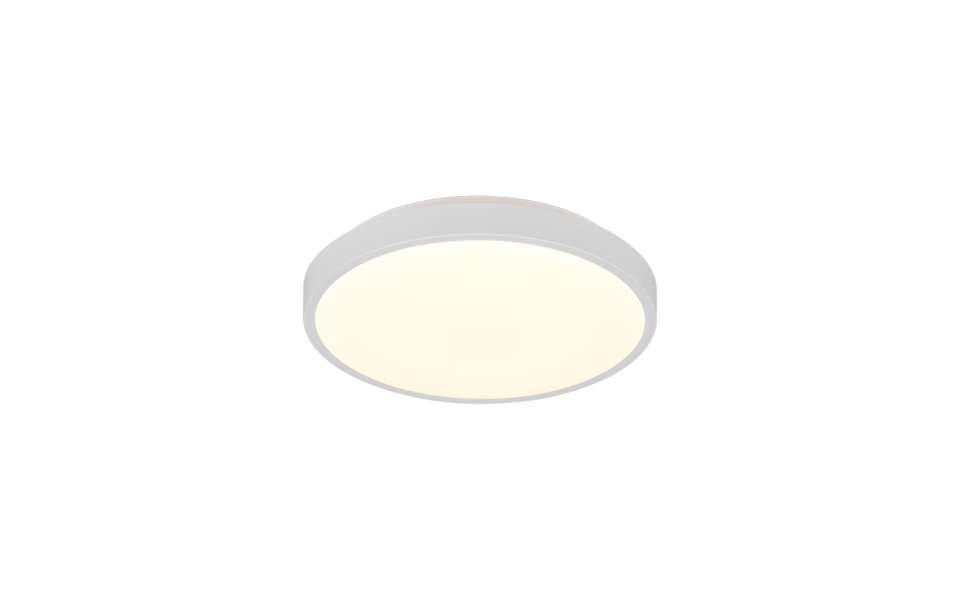 Trio Lighting Trio SLOPE ceiling light | 10W | chrome | Ø 28.5 cm | IP20 | 6 cm