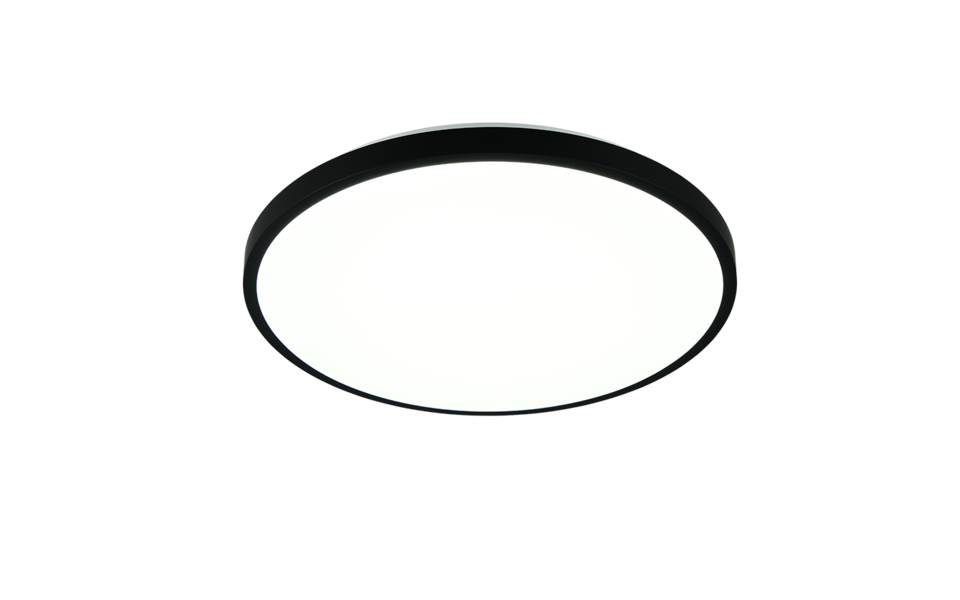 Trio Lighting Trio SLOPE ceiling light | 32W | black | Ø 49 cm | IP20 | 7.5 cm Trio Lighting Trio SLOPE ceiling light | 32W | black | Ø 49 cm | IP20 | 7.5 cm