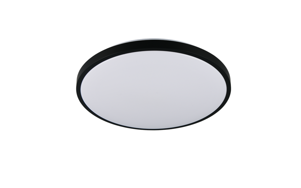 Trio Lighting Trio SLOPE ceiling light | 32W | black | Ø 49 cm | IP20 | 7.5 cm Trio Lighting Trio SLOPE ceiling light | 32W | black | Ø 49 cm | IP20 | 7.5 cm