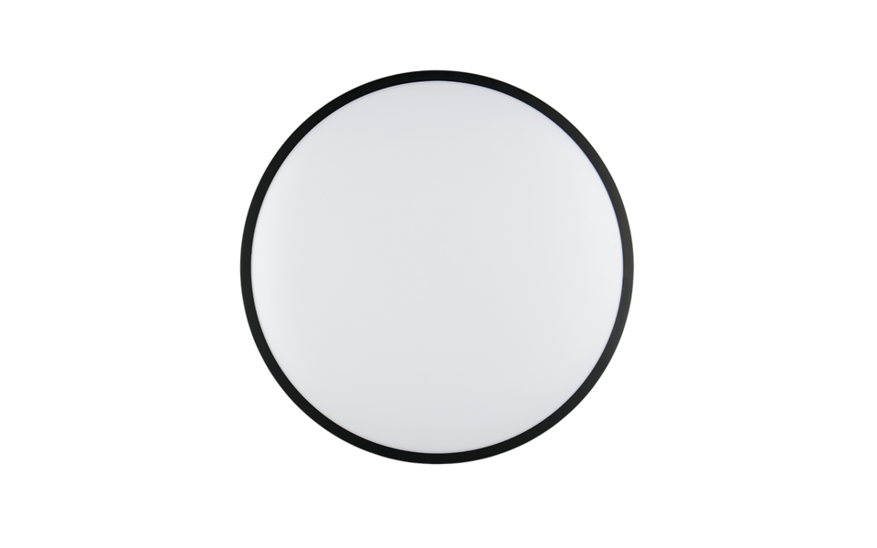 Trio Lighting Trio SLOPE plafondlamp | LED | mat zwart | Ø 49 cm | IP20 | 1x 34W | 3900 lm | 2700-6500K | dimbaar