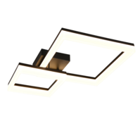 Trio CAMINO plafondlamp | LED | mat zwart | 62 x 46,5 cm | IP20