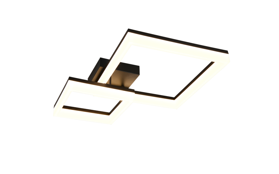 Trio Lighting Trio CAMINO ceiling light | 21W | black | IP20 | 12.5 cm
