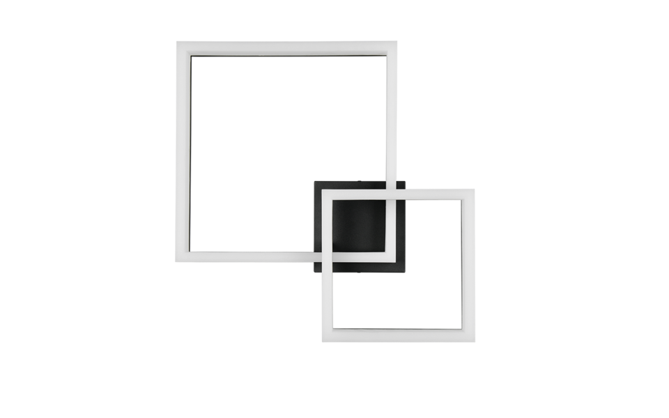 Trio Lighting Trio CAMINO ceiling light | 21W | black | IP20 | 12.5 cm
