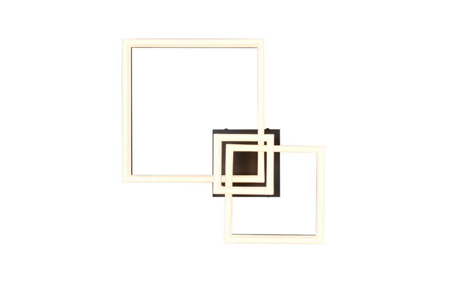 Trio Lighting Trio CAMINO ceiling light | 32W | black | IP20 | 17.5 cm