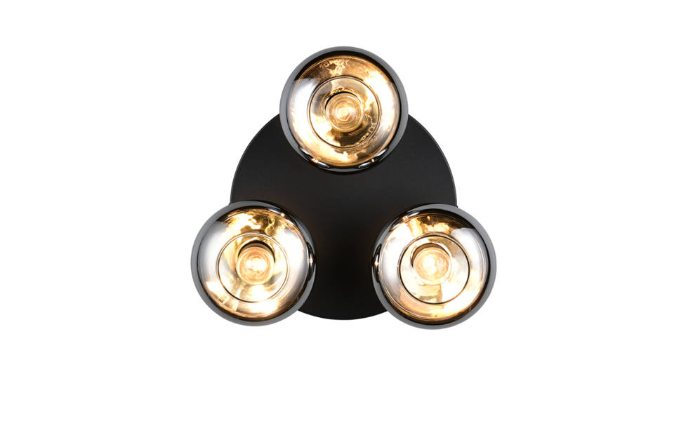 Trio Lighting Trio DIVINA plafondlamp | E14 Fitting | rookkleur | Ø 39 cm | IP20 | excl. 3x E14 | max. 10W Trio Lighting Trio DIVINA plafondlamp | E14 Fitting | rookkleur | Ø 39 cm | IP20 | excl. 3x E14 | max. 10W